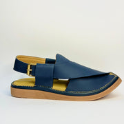 Premium Dark Blue Kaptan Chappal