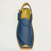 Premium Dark Blue Kaptan Chappal