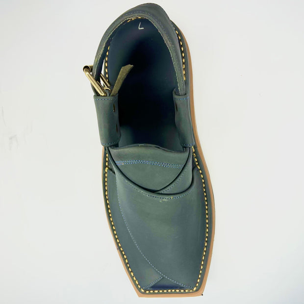 Premium Mix Blue Kaptan Chappal