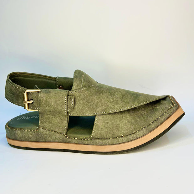 Premium Mix Green Kaptan Chappal